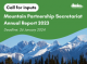 Send your 2023 highlights for the Mountain Partnership Secretariat Annual Report